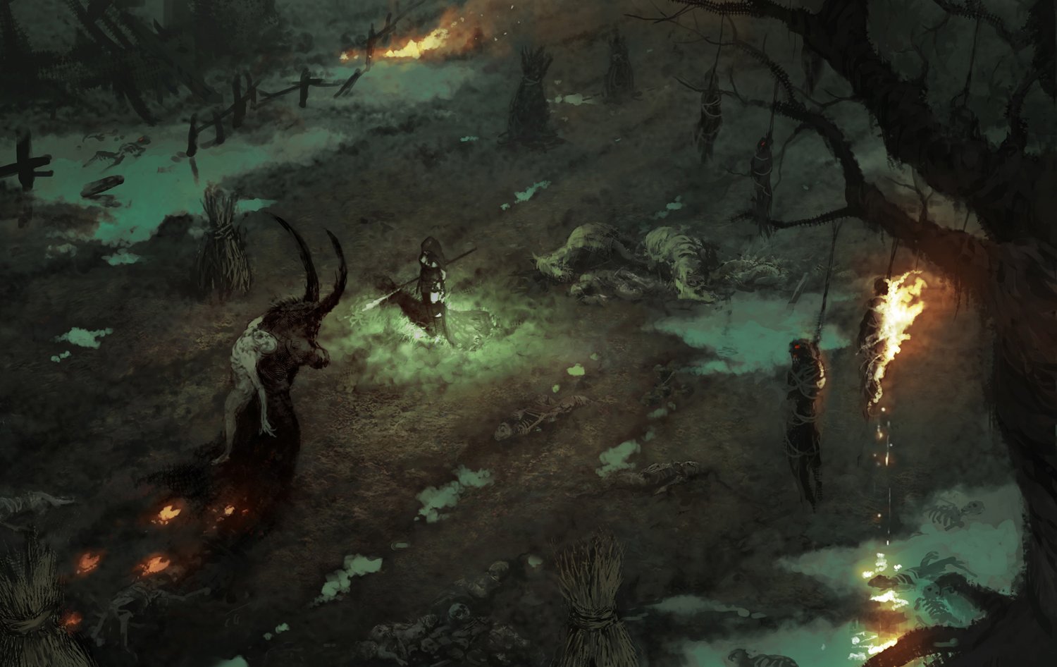 Diablo 4 24"x35" (60cm/90cm) Canvas Print