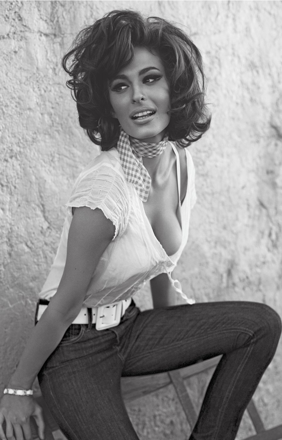 Sophia Loren 24"x35" (60cm/90cm) Canvas Print