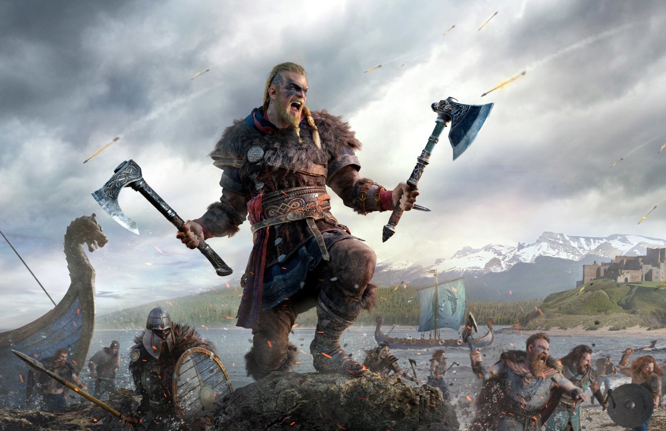 Assassin's Creed Valhalla 24"x35" (60cm/90cm) Canvas Print