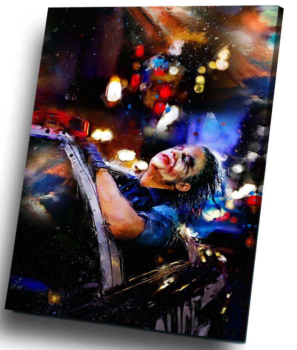 The Joker, Heath Ledger 16"x24" (40cm/60cm) Wrapped Canvas Print