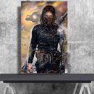 Winter Soldier Bucky Barnes  24"x35" (60cm/90cm) Canvas Print