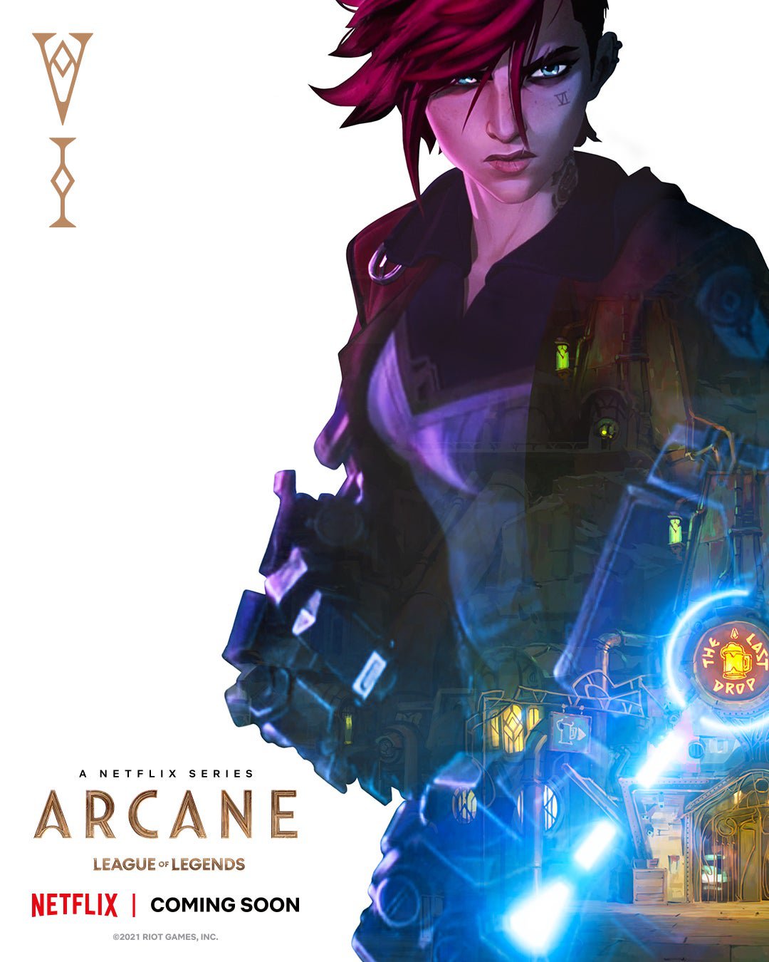 Arcane League of Legends Vi 18"x28" (45cm/70cm) Canvas Print