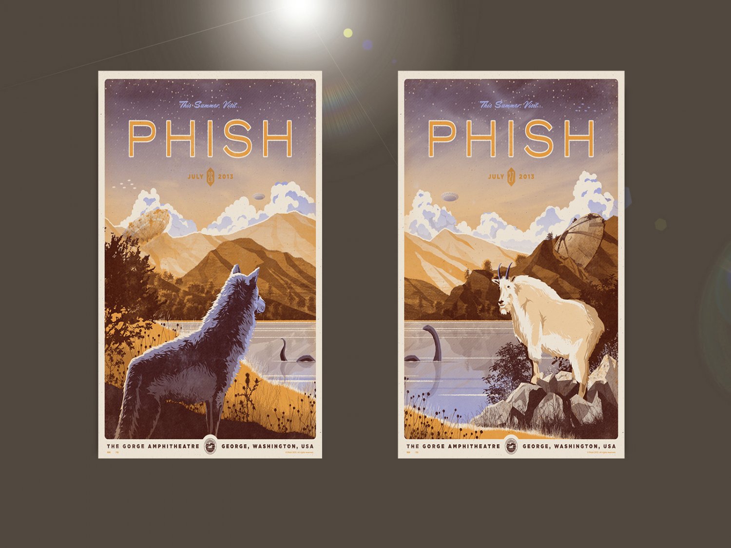 Phish Band Music Concert 18"x28" (45cm/70cm) Bundle of 2 Poster