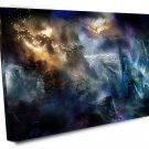 Hela vs the Valkyries 12x24 inches Wrapped Canvas