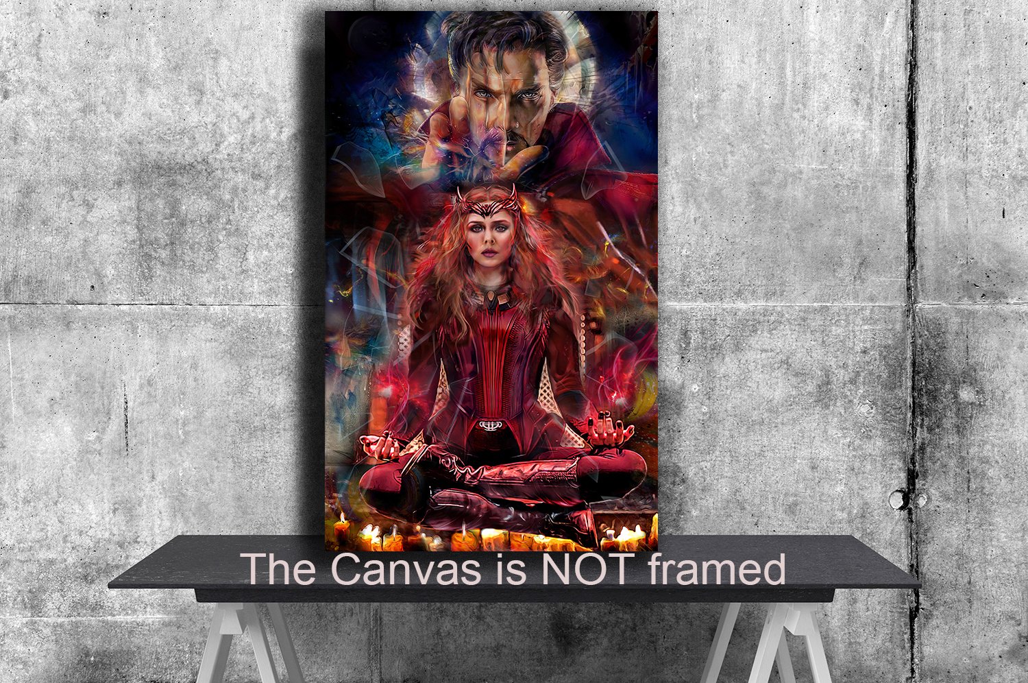 Wanda Vision ,Scarlet Witch, Wanda Maximoff 22"x37" Canvas Print