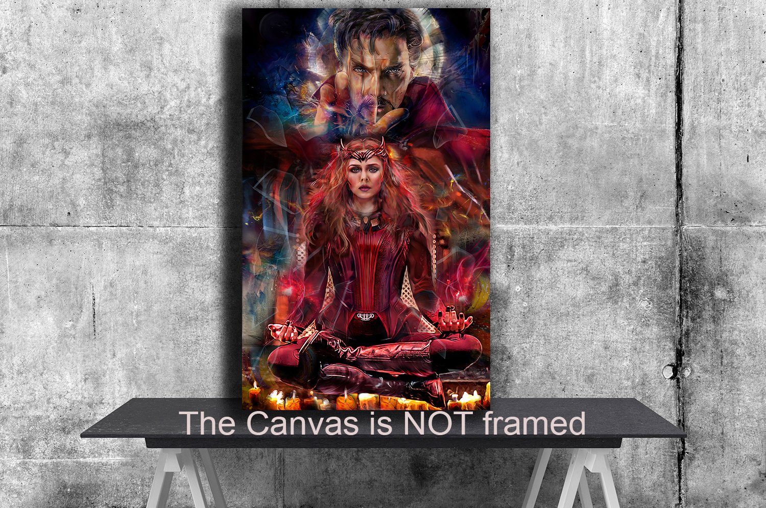 Wanda Vision ,Scarlet Witch, Wanda Maximoff  18"x30"  Canvas Print