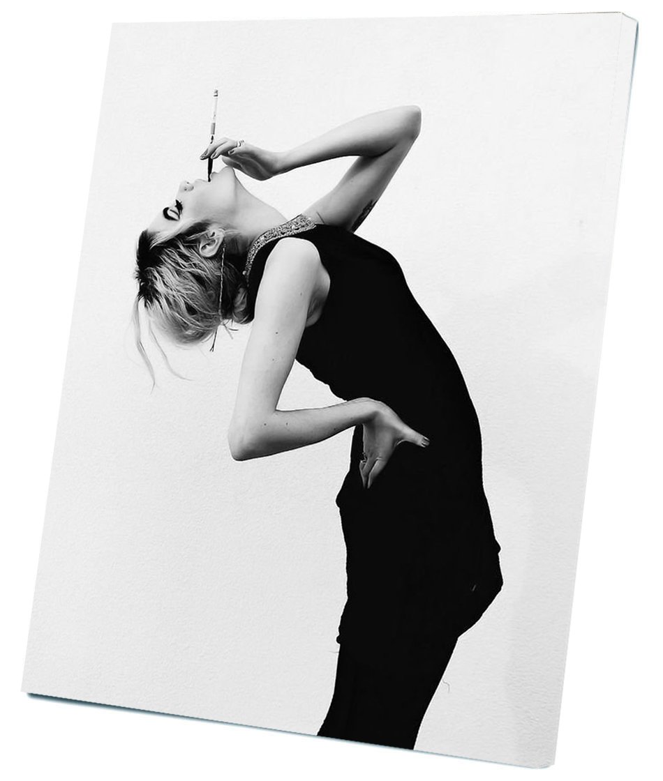 Edie Sedgwick 16"x24" (40cm/60cm) Wrapped Canvas Print