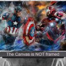 Civil War Captain America Iron Man 24"x38" (60cm/96cm) Canvas Print
