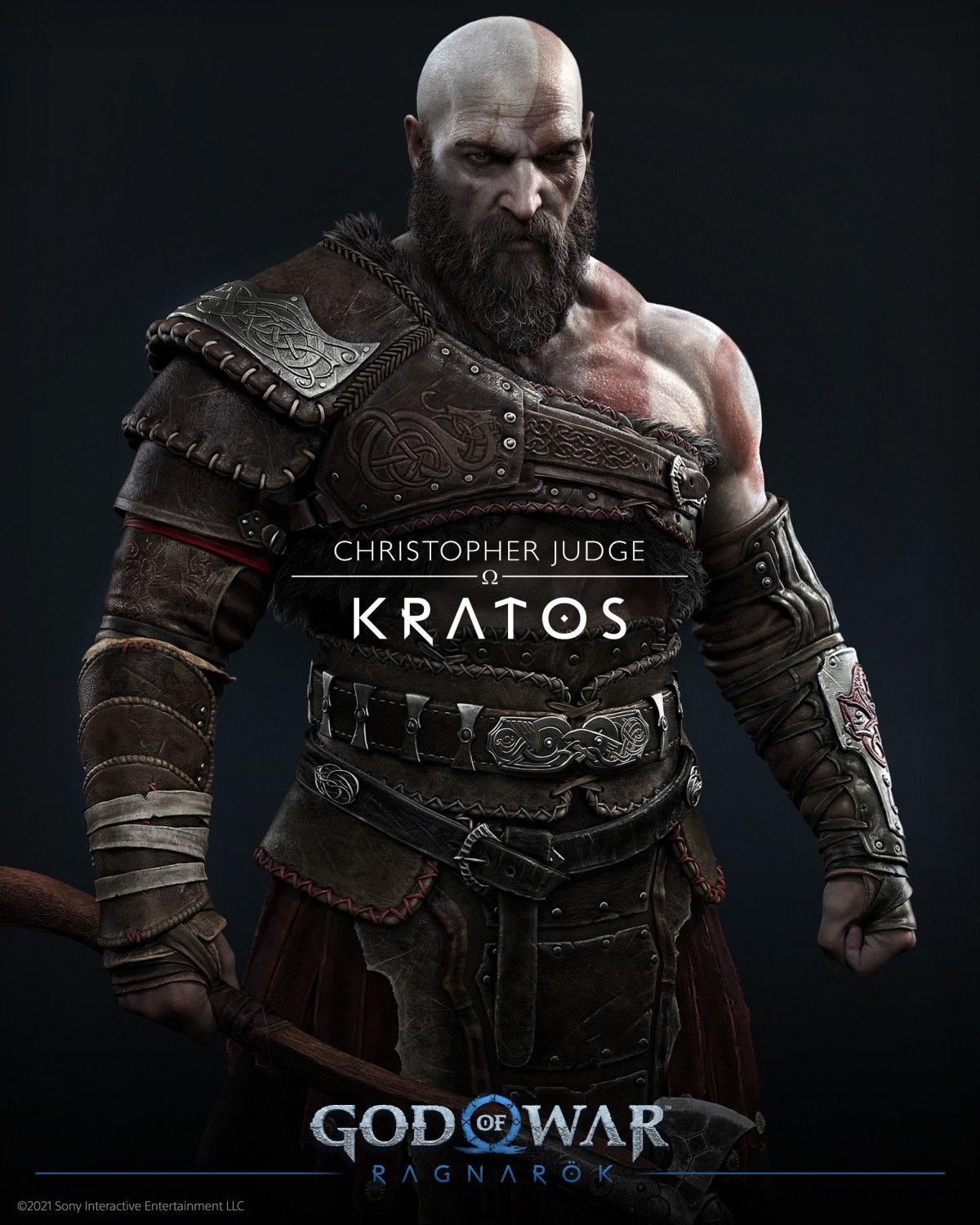 God of War Ragnarok Kratos 18"x28" (45cm/70cm) Poster