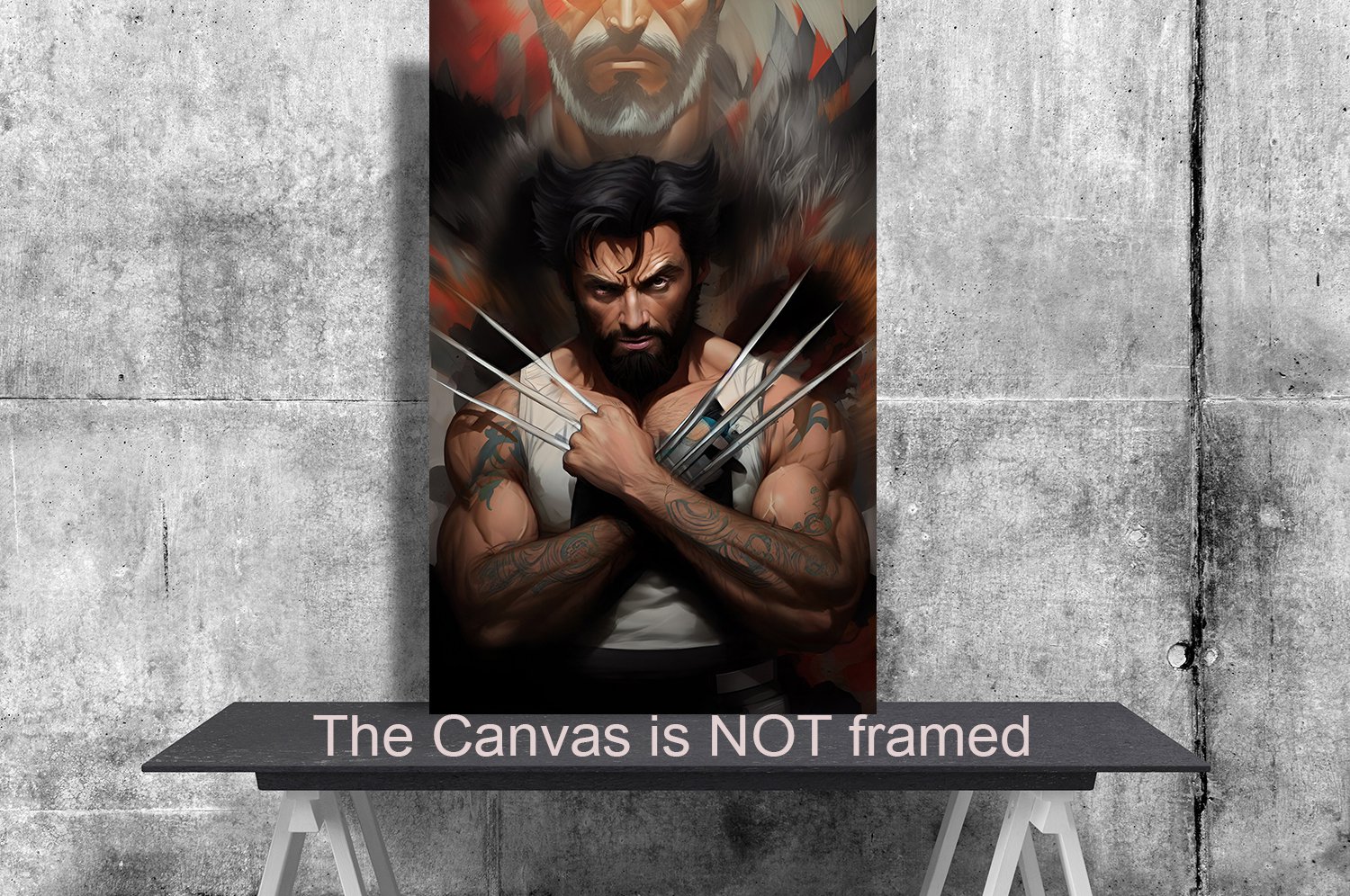 Wolverine X-Men Logan  24"x35" (60cm/90cm) Canvas Print