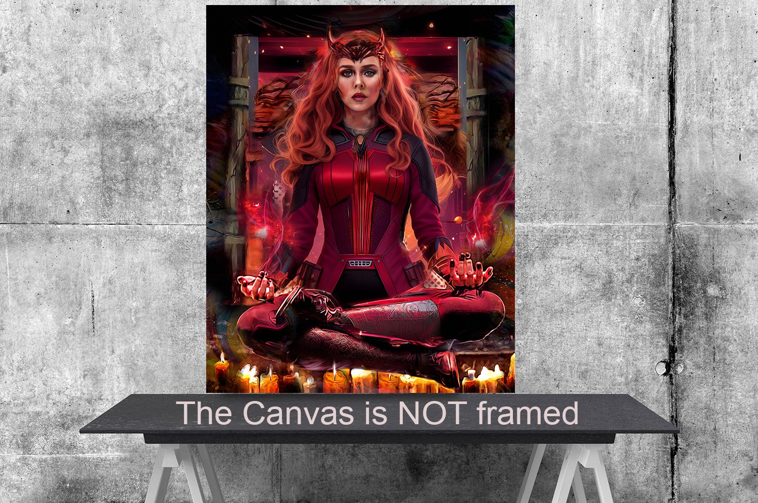 Wanda Vision ,Scarlet Witch, Wanda Maximoff 24x29 inches Canvas Print
