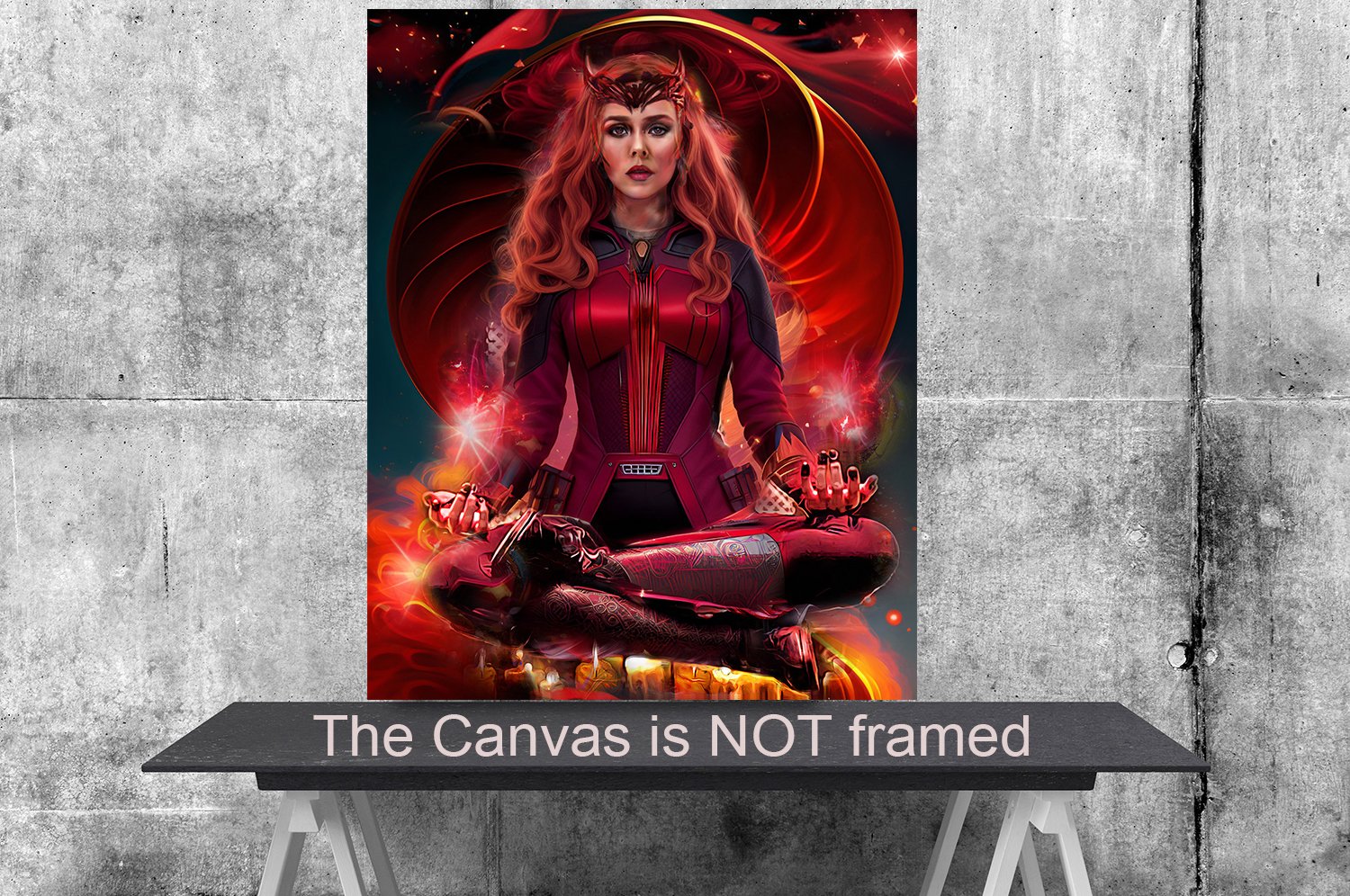 Wanda Vision, Scarlet Witch, Wanda Maximoff 24x29 inches Canvas Print