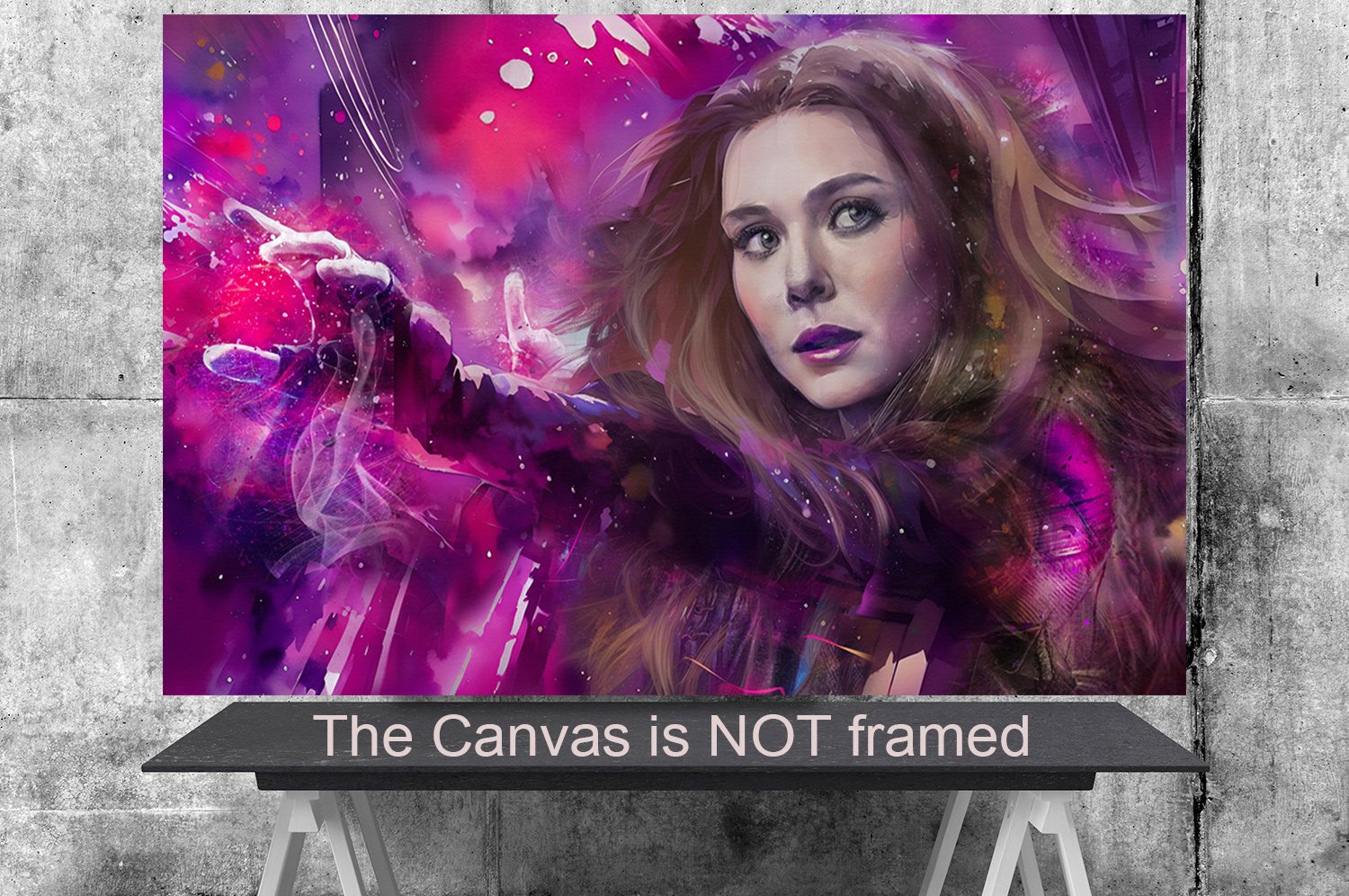 Wanda Vision ,Scarlet Witch, Wanda Maximoff 24x35 inches Canvas Print