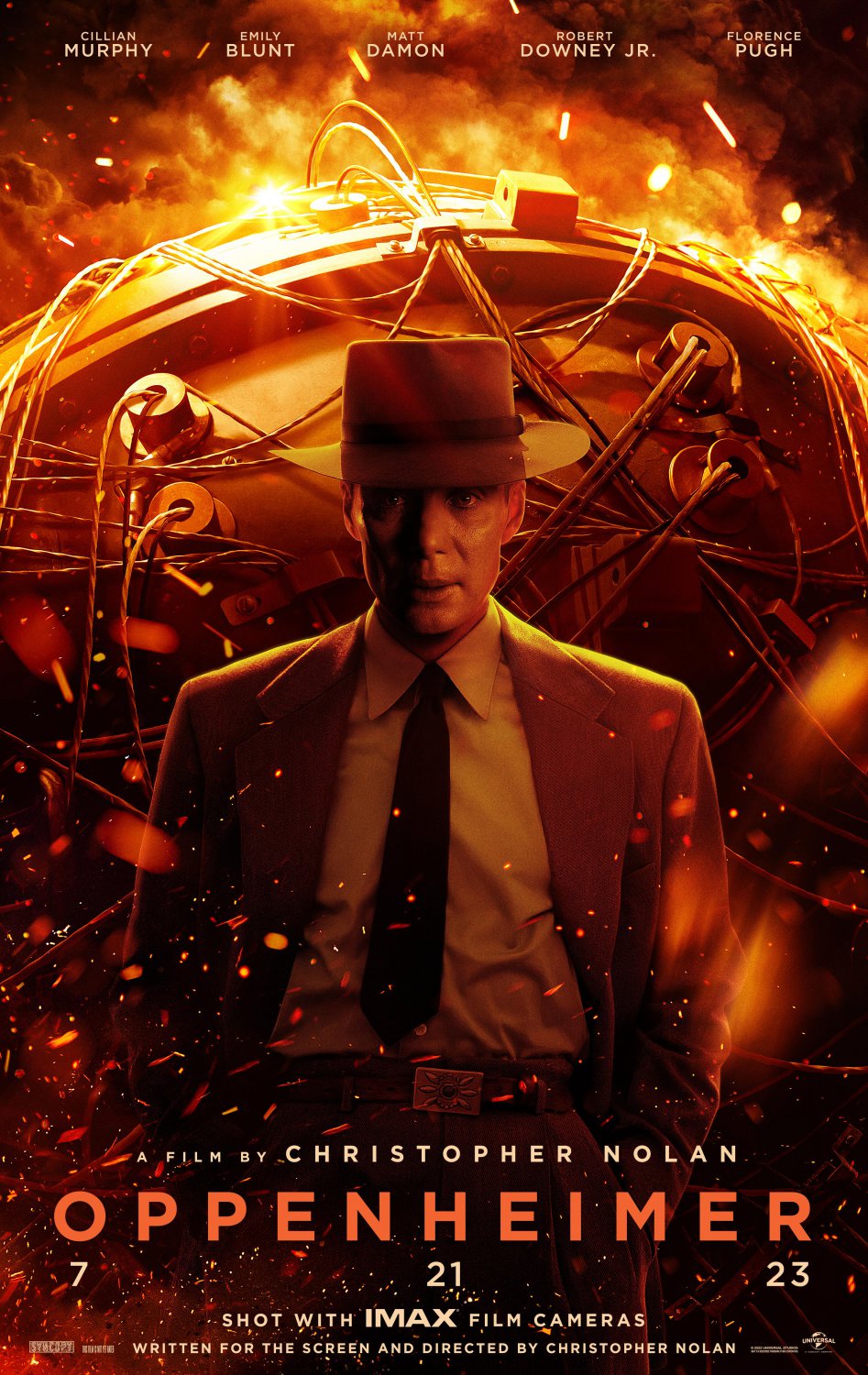 Oppenheimer Cillian Murphy Robert Downey Jr 18"x28" (45cm/70cm) Canvas Print