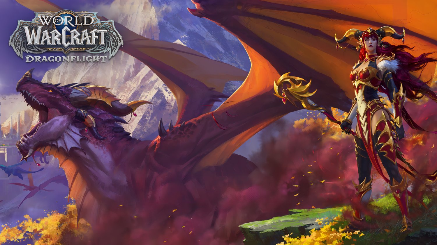 World of Warcraft Dragonflight Alexstrasza 18"x28" (45cm/70cm) Poster