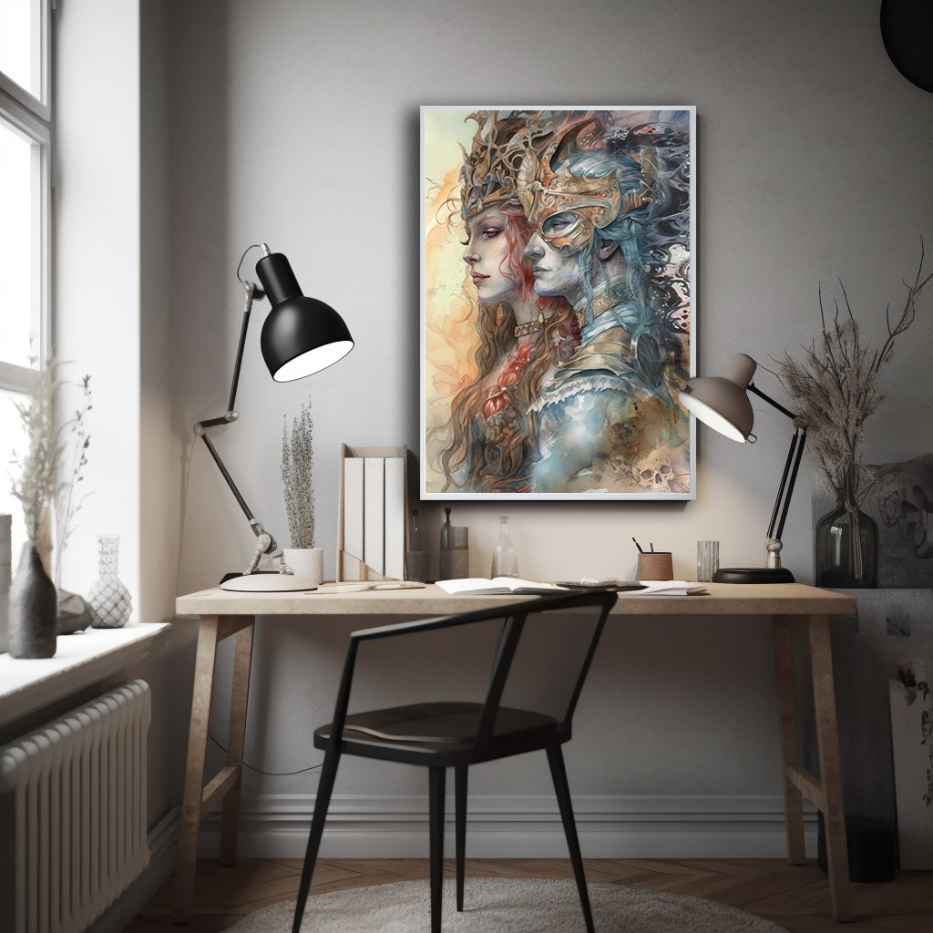 Hades And Persephone (45cm/70cm) Canvas Print