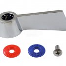 FISHER 2000-0002 , CHROME LEVER HANDLE ASSEMBLY W BUTTONS & SCREW oem