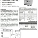 TIME MARK 339-120V-300S ON/OFF DELAY RELAY, TRUE OFF, AC/DC, 8-PIN, 1-300SEC