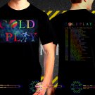 Coldplay A Head Full Of A Dream Tour Dates Black Concert T Shirt S to 3XL A1