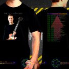 Brian Adams Get Up Tour Dates 2017 Black Concert T Shirt S to 3XL A2