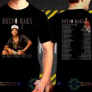 Bruno Mars 24K Magic Tour Dates 2017 Black Concert T Shirt S to 3XL A3