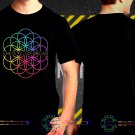 Black Concert T Shirt Coldplay A Head Full Of Dream S to 3XL A8