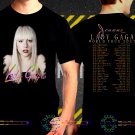 Lady Gaga Joanne World Tour Dates 2017 Black Concert T Shirt to 3XL A11