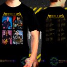 Metallica World Tour Dates 2017 Black Concert T Shirt to 3XL A15