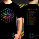 Coldplay A Head Full Of Dream World Tour Dates 2017 Black Concert T Shirt to 3XL A17