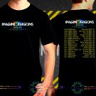 Imagine Dragons Tour Date 2017  Black Concert T Shirt S to 3XL A46