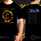 Coldplay Rock Pop Band Tour Date 2017  Black Concert T Shirt S to 3XL A49