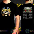 Guns N Roses Not In This Lifetime Tour Date 2017 Black Concert T-Shirt S to 3XL GNR5