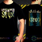 Styx United We Rock Tour Date 2017  Black Concert T-Shirt S to 3XL Styx1