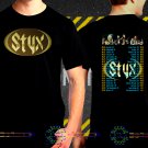 Styx United We Rock Tour Date 2017  Black Concert T-Shirt S to 3XL Styx2