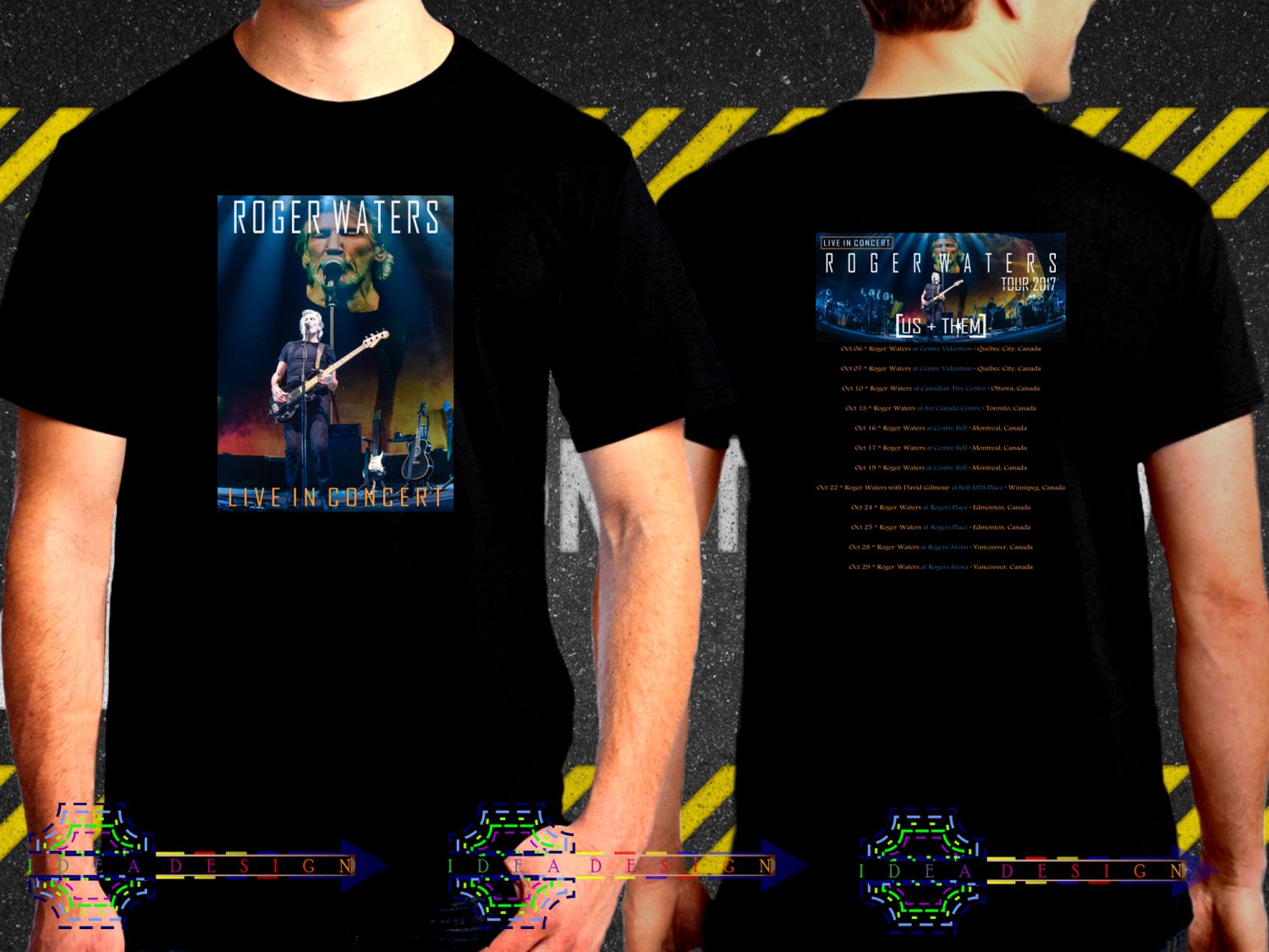 Roger Waters Tour Date 2017  Black Concert T-Shirt S to 3XL RW1