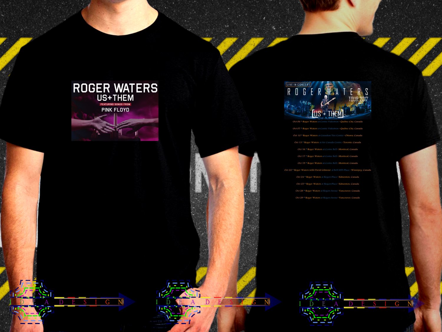 Roger Waters Tour Date 2017  Black Concert T-Shirt S to 3XL RW2