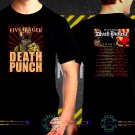 Five Finger Death Punch Tour Date 2017  Black Concert T-Shirt S to 3XL FFDP6
