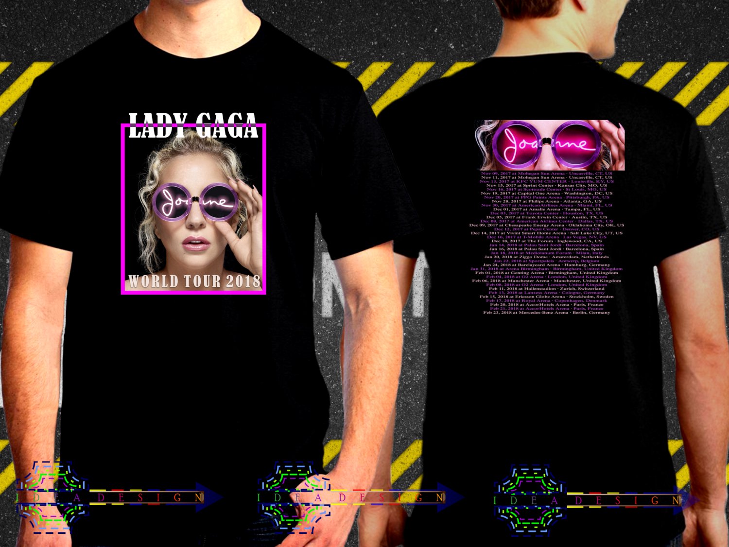 lady gaga joanne world tour merch