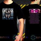 Lady Gaga Joanne Tour 2018  Black Concert Dates T-Shirt S to 3XL Lag5