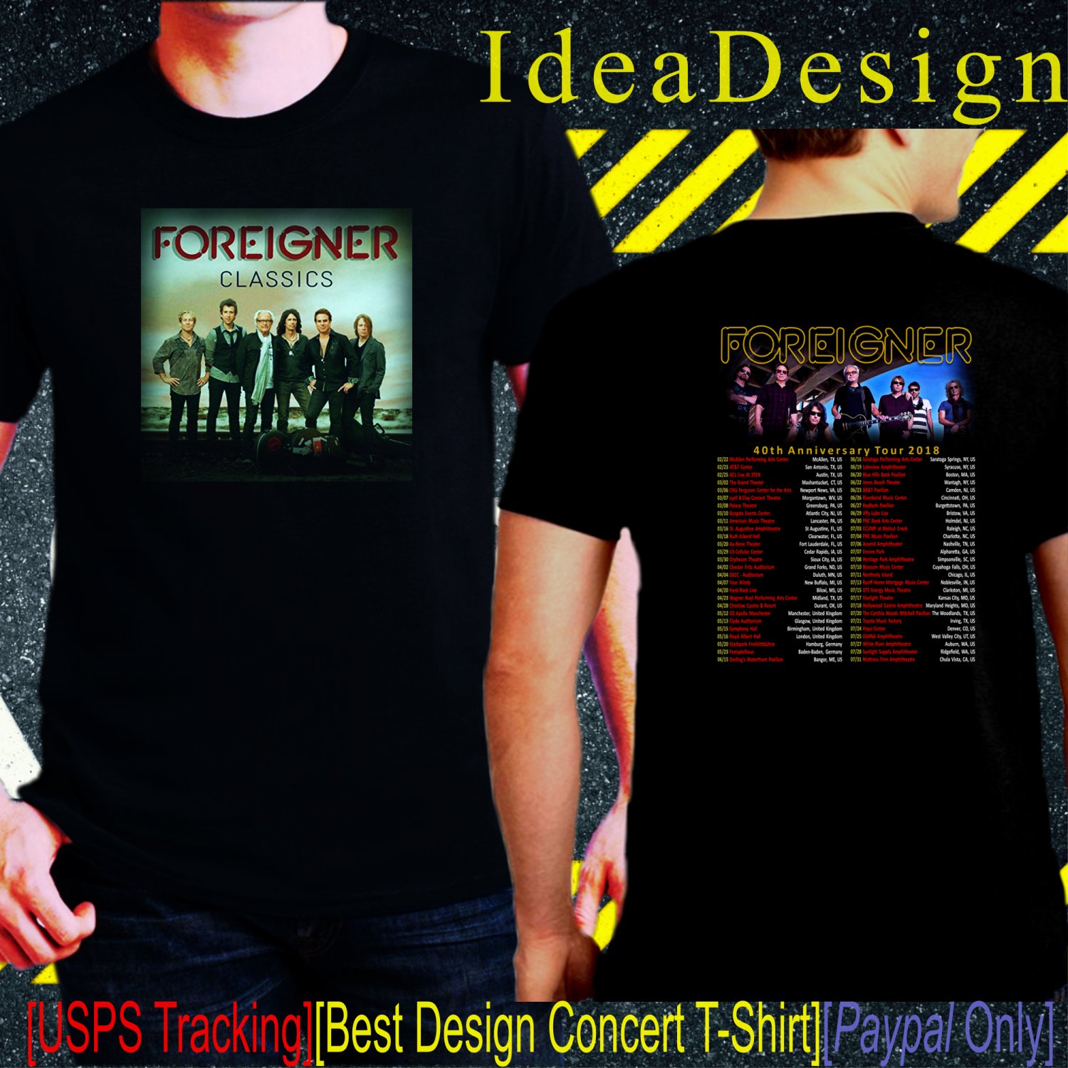 foreigner band shirt