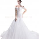 Exquisite Off Shoulder Trumpet/Mermaid Fishtail Wedding Dress