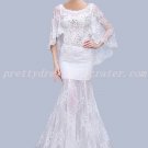 Beautiful Bohemian Lace Wedding Dress Cap Sleeves