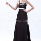 Spaghetti Straps Black And White Mother Of The Bride Dress