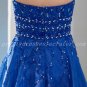 Short Length Halter Neckline Royal Blue Sweet 16 Dress