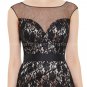Charming Scoop Neckline Mermaid/Fishtail Black Lace Mother Of The Groom Dress