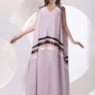 V-Neckline Column Floor Length Mother Of The Bride Dresses
