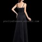 Modest Spaghetti Straps Black And White Mother Of The Bride Dress With Beads