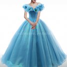 Beautiful Off Shoulder Ball Gown Floor Length Cinderella Quinceanera Dress