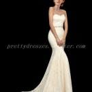 Vintage Trumpet/Mermaid Lace Wedding Dress With Sash