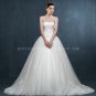 Pretty Basque Waist Princess Ball Gown Wedding Dresses With Lace